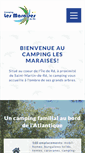 Mobile Screenshot of camping-les-maraises.com